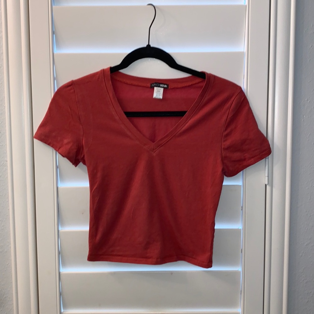 Burnt red crop top!!!